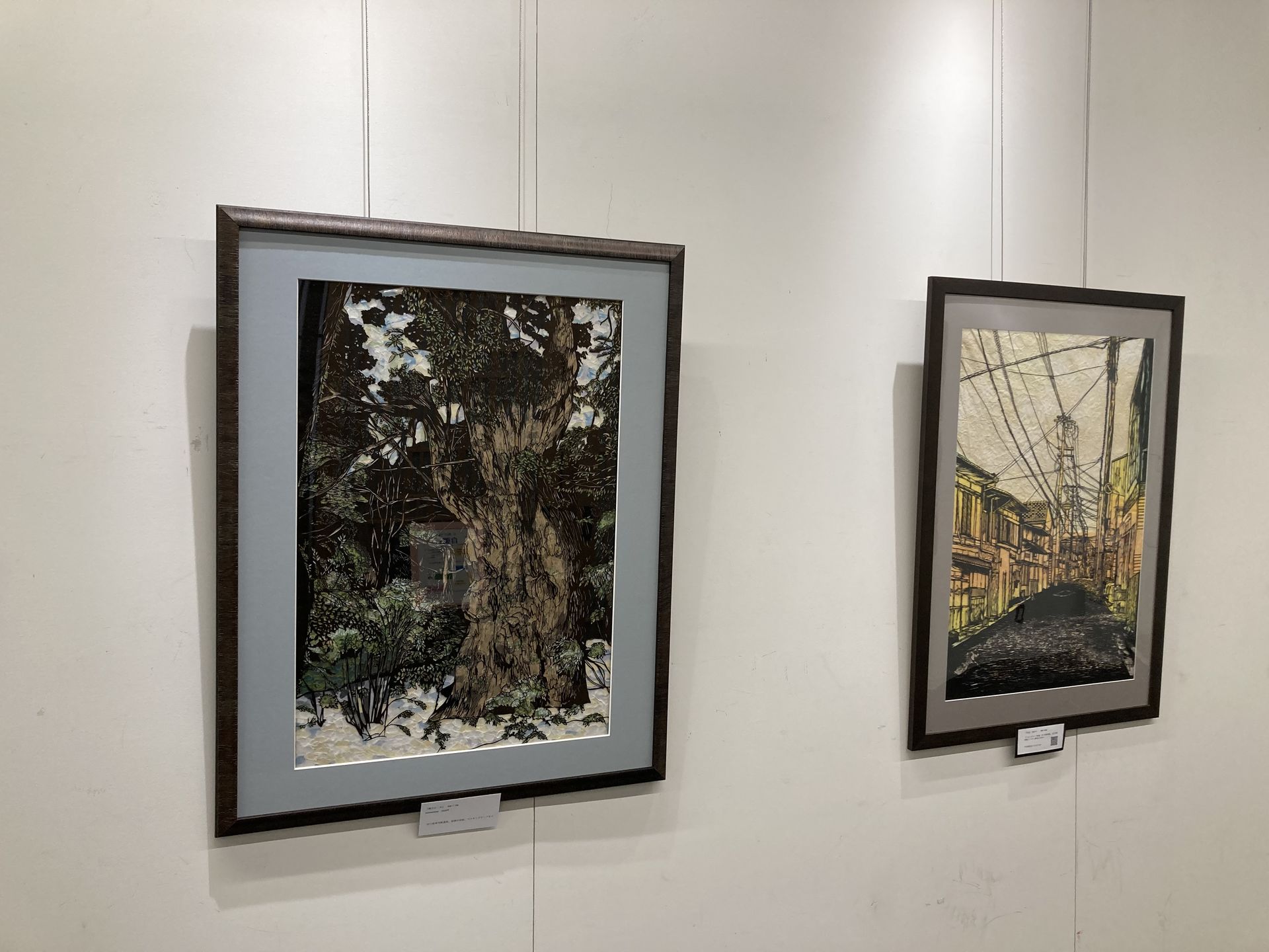 展示会　切り絵